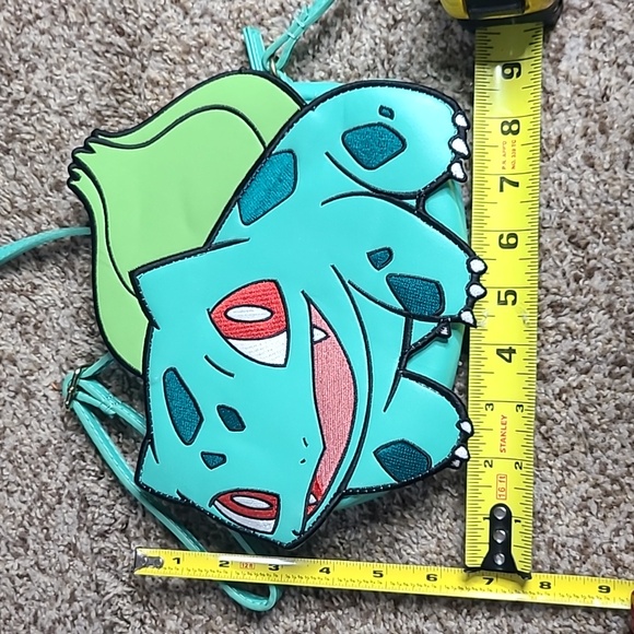 Fab NY Pokemon Bulbasaur Crossbody Bag - Green and Red - Picture 8 of 9